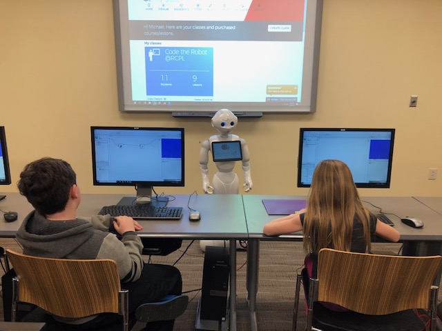 Get to know our CUE robots! - Hackley Public Library